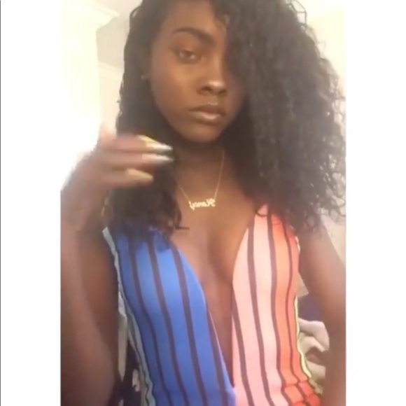 Rainbow / Multi colored Jumpsuit - Picture 3 of 4